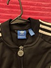 Adidas Originals Kids Xl Black Track Jacket Full Zip 3-stripes