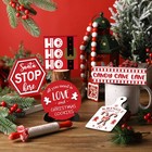 7 Pcs Christmas Tiered Tray Decor Winter Table Wooden Sign Tabletop