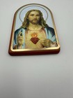 Vintage Sacred Heart Of Jesus Wall Plaque 4 5x3   
