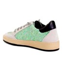 New Vintage Havana Kristen Leather Geen Sequin  Suede Sneakers Tennis Shoes 6