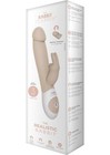 The Realistic Rabbit Rechargeable Silicone Triple Vibrator