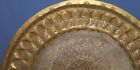 Antique Large Islamic Hand Made Engraved Ornate Brass Tray