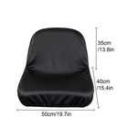 Riding Lawn Mower Seat Cover Universal Waterproof Black Tractor Seat Protector