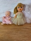 Lot Of 2 Vintage Soft Rubber Girl  Doll 5    Plastic Baby Doll