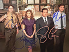 The Office Cast Signed X4  carell  Krasinski  Wilson  Fischer   Autographs W coa