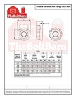 5 16 -18 Grade 8 Serrated Flange Whiz Lock Nuts Coarse Zinc Yellow  pick Qty 