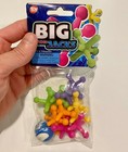 12 Sets - Large Size Neon Jacks And Rubber Bounce Ball Game Classic Kids Toy