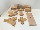 Brio Thomas   Friends Mixed Train Wooden Track Lot Of 27 Pcs Connectors   Misc