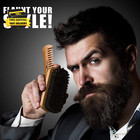 Beard Brush  Beard Comb  Beard Oil    Beard Balm Grooming Kit For Men s Care  Tr