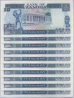 Zambia 10 Kwacha 1989-1991 P 31 Random Sign Unc Lot 10 Pcs