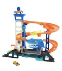 Hot Wheels City Shark Escape Track Set New Mattel Shark Attack Playset