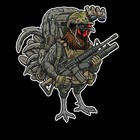 Rooster Chicken American Gamefowl 4  Sticker 6 Pack Gallos Military Morale