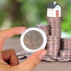 60p Clear Plastic Coin Capsules  Dollar Coin Holder  40mm Silver Coin Storage