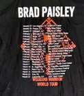 Brad Paisley Weekend Warrior World Tour 2017 T Shirt Mens Small Concert T Shirt