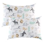  Toddler Pillowcases 2 Packs 14x19 For 13x18  12x16 Pillow 100  Wild Animals