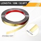 Wall Molding Trim 32 8ft X 0 8 Inch Peel And Stick Strip Mirrored Gold