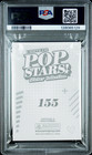 Charlie Xcx 2025 Panini Pop Stars  Stickers  155 Silver Foil Rc Psa 10 Gem Mint