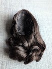 Nanea Wig E Dark Brown Wavy Hair American Girl Doll Ooak Custom Replacement