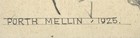 Porth Mellin Cornwall - Antique Pencil Drawing - 1925