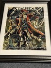 Metallica Poster Design 8 5x11 Photo Tampa 6 6 M72 Tour   framed   Matted  