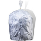 Plasticplace 7-10 Gallon High Density Trash Bags  Clear  100 Count 
