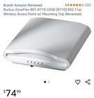 Ruckus Zoneflex 901-r710-us00  r710  802 11ac Wireless Access Point W  Mounting
