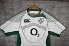 Vintage Irish Ireland 2007-2008 Away Rugby Jersey Canterbury Irfu Size Xl