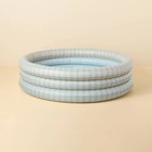 Hearth   Hand 66  Diameter 18  Deep Inflatable Pool 132 Gallon   Blue Plaid