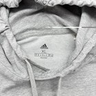 Adidas Men s Xl Lightweight Pullover Hoodie T-shirt Light Gray Large Black Logo