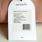 Berkshire Organic Linen Duvet   Pillowcase Set Muted Clay Full Queen 3 Piece
