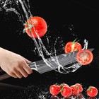 6pcs Steak Knife Set Damascus Pattern Stainless Steel Cleaver Kitchen Chef Knife