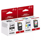Black Color Ink Cartridge For Canon Pg240xl Cl241xl Fits Pixma Mg2120 Mg2220 Lot