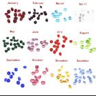 4mm Or 5mm Round Birthstone Charm For Floating Glass Living Memory Locket 
