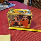 Vintage 1979 Mork   Mindy Metal Lunchbox W  Yellow Handle - No Thermos