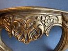 French Antique Wall Console  Versailles Wooden Golden Patina Louis Xvi