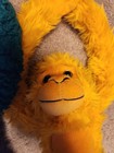 The Petting Zoo - Set Of 2 Hanging Plush Monkeys 24  Green And Yellow