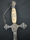 Vintage Mason Fraternal Knights Ceremonial Sword   Scabbard