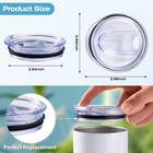 4 Pcs 20 Oz Tumbler Lid Replacement Skinny Cup Lids For Coffee Tea On Travel   