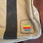 Vintage 80s Apple Mac Computer Case Laptop Messenger Bag Rainbow Logo
