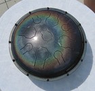 Stainless Steel Tongue Drum - Double Vibedrum - Moonshine - B - Tuned