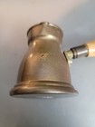 Vintage Turkish Brass Wood Coffee Pot  