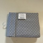 Circo Fitted Crib Sheet 100  Cotton 200 Thread Count 28x52 Gray Polka Dot Nwot