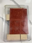 Stampin Up Yuletide Montage Christmas Wood Rubber Stamp Set New 