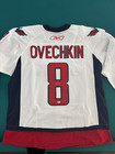 A  Ovechkin Washington Capitals Autographed White Road Premium Size54 Coa