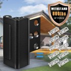 2pack Home Security Door Reinforcement Lock  Childproof Safety Black 