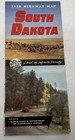 Vintage 1958 South Dakota Department Of Highways Commission Map