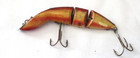 Heddon Gamefisher Vintage Double Jointed Wood Fishing Lure 5  Crankbait