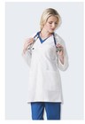 Wonderwink 6 Pockets Unisex For Men Or Women 34  Length Lab Coat 7106 - White-xl