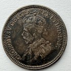 1912 Canadian Sterling Silver 5 Cent Coin Nice F Details King Edward
