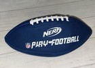 Nerf Nfl Usa Flag Play Football Kids Junior Youth Size Blue White Brand New